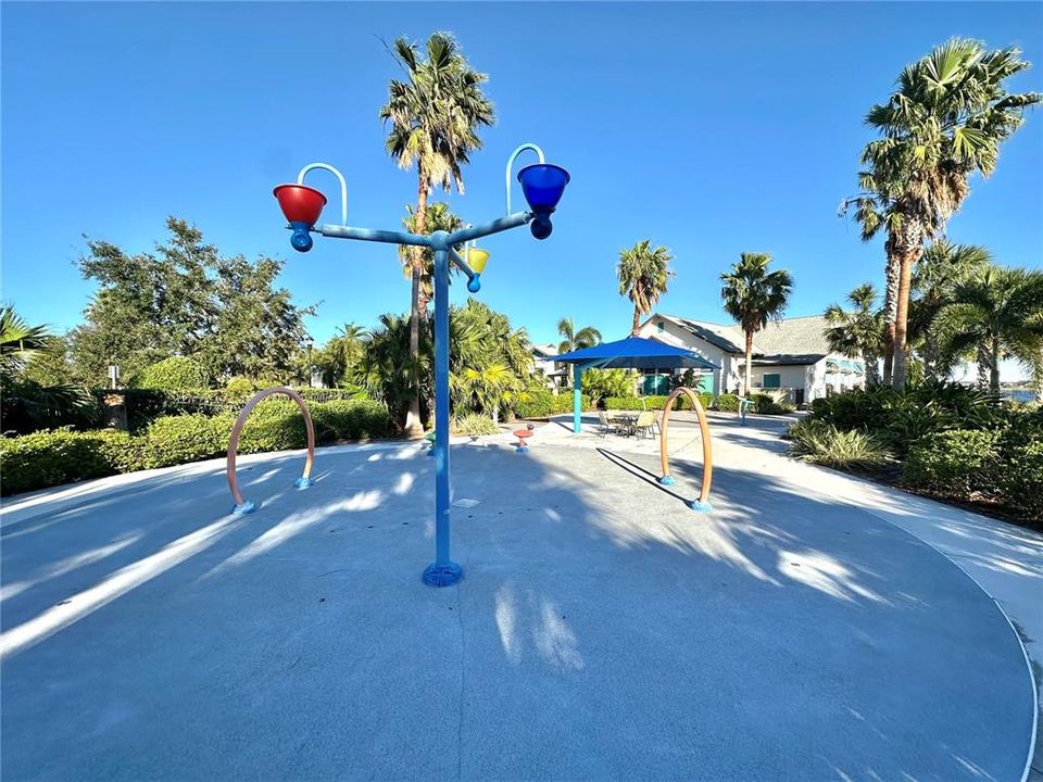 Splash pad for kids