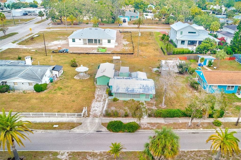 Aerial view of property