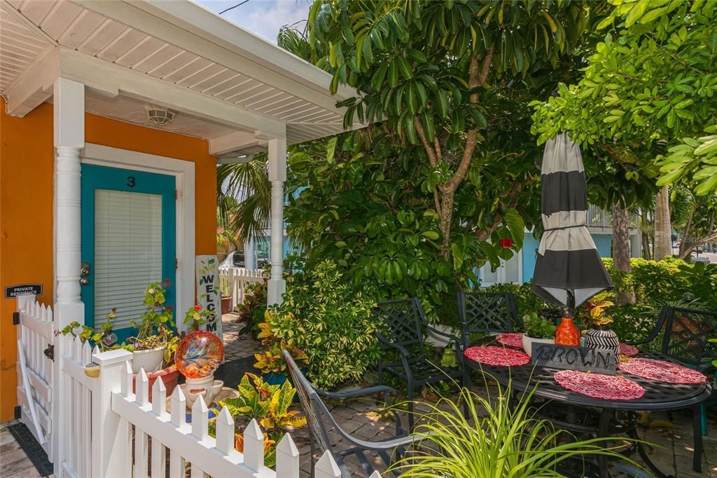 Guest House Front Patio