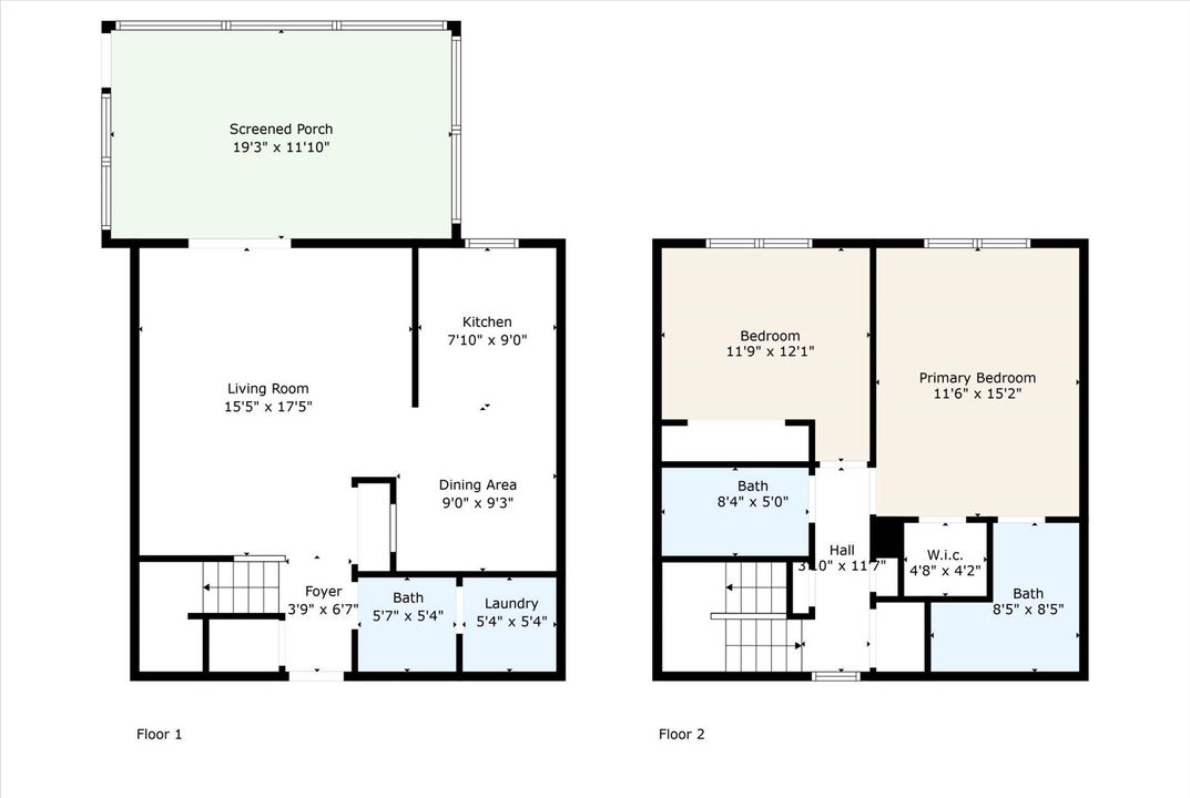 Generous screened-in lanai, perfect for relaxing or entertaining.