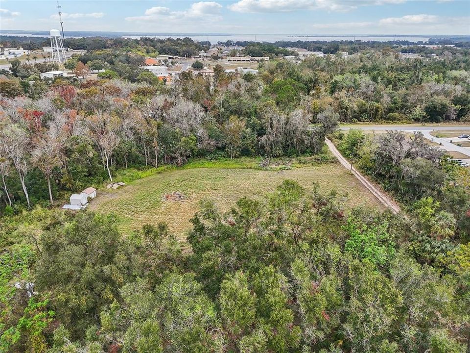 Aerial View looking East