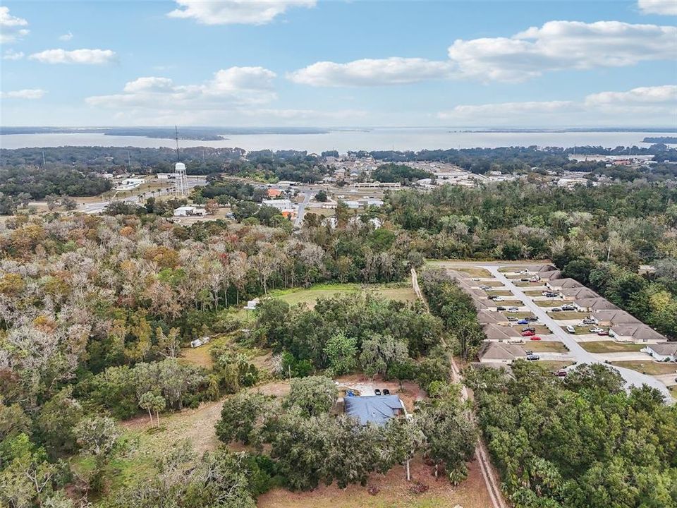 Aerial View looking East