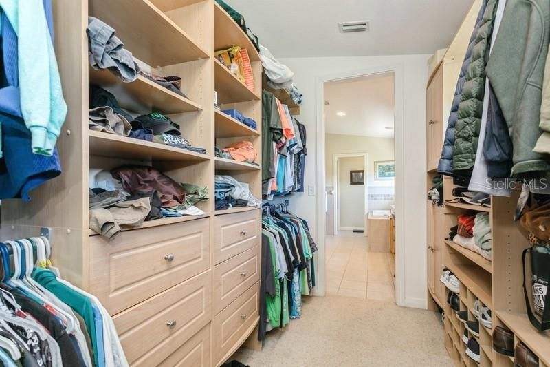 Primary Walk-In Closet