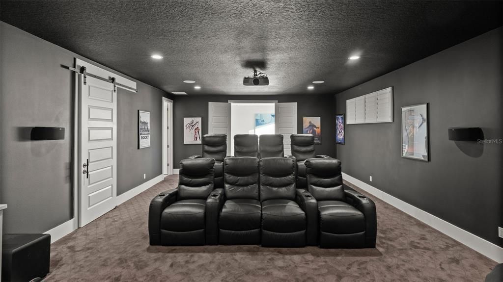 Movie Theatre with wet bar