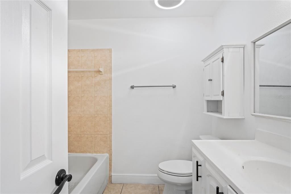 Guest Bathroom with Shower Tub view