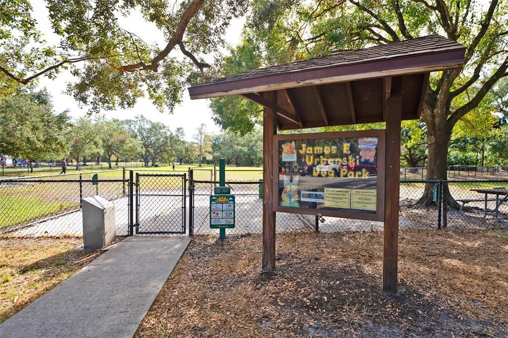 Large and small Dog parks