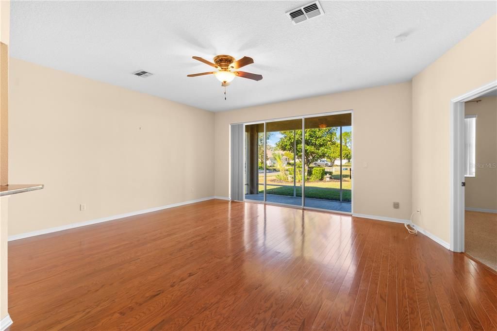 Great Room w/ Hardwood Floors