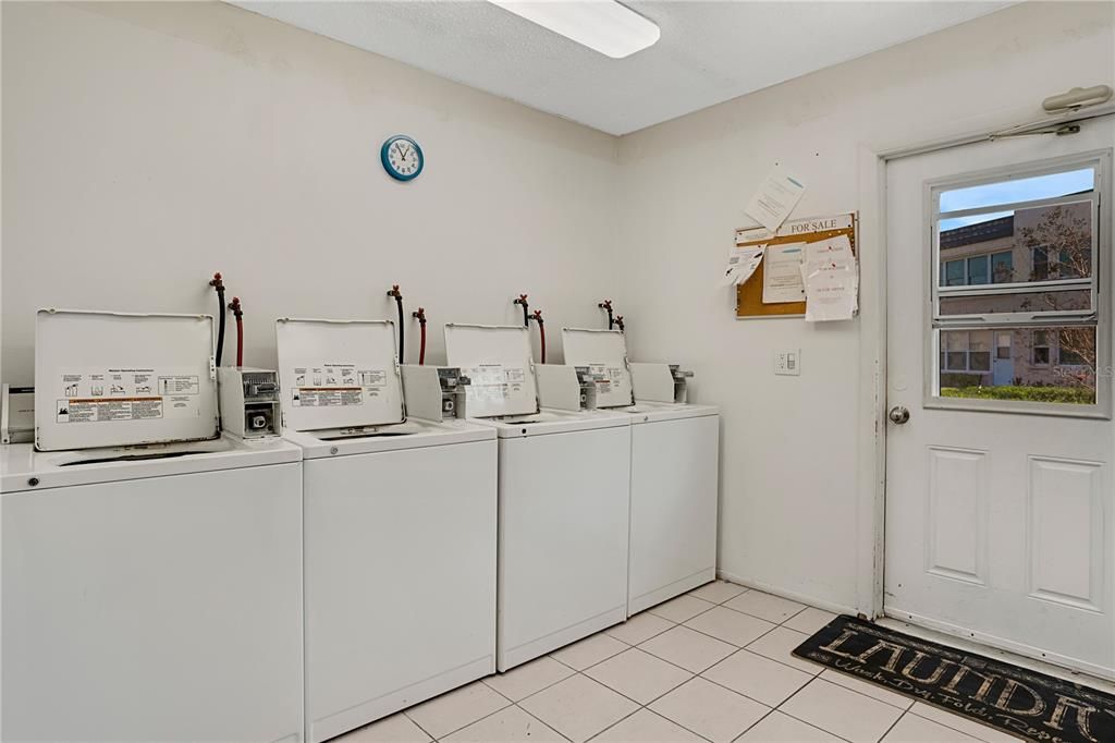 Laundry Room in Clubhouse