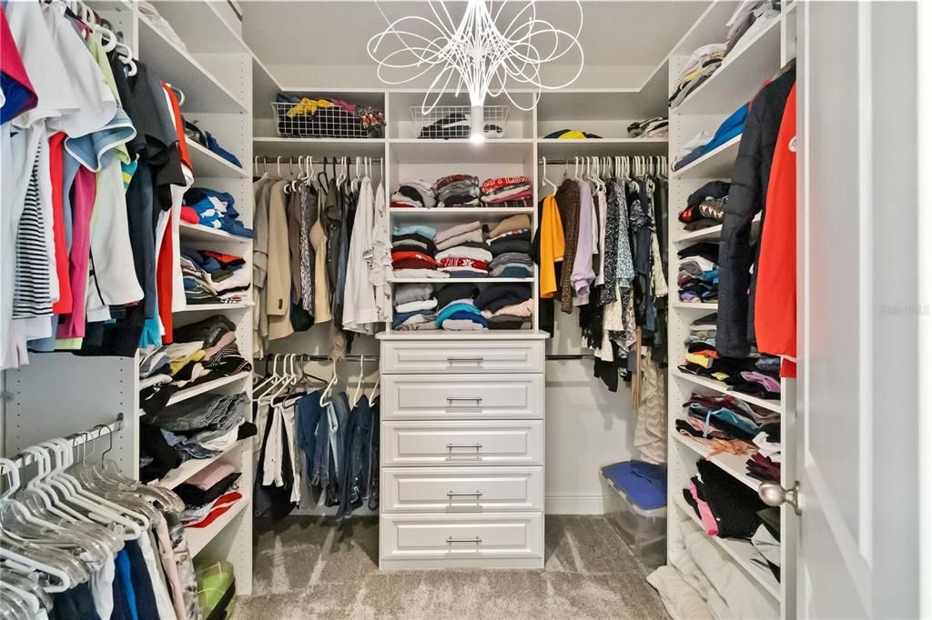 "Hers" Walking Closet