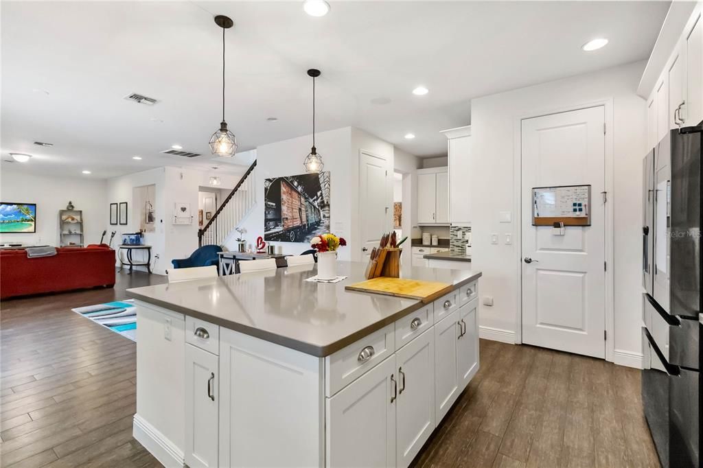 Kitchen Island with Plenty of Storage Space