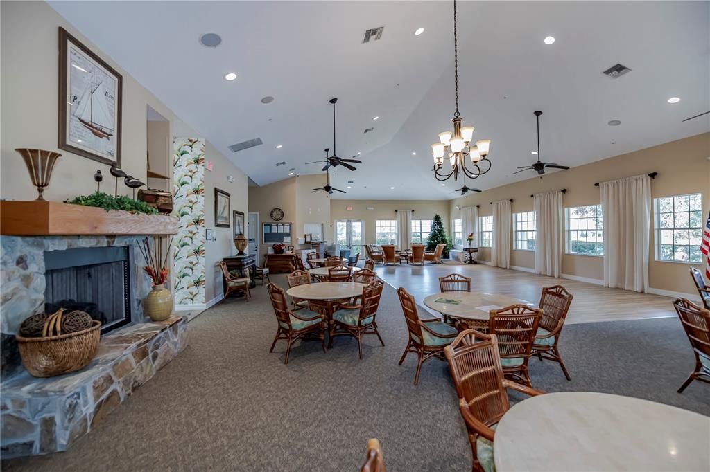 fireplace, library/game room, dance floor &  more!