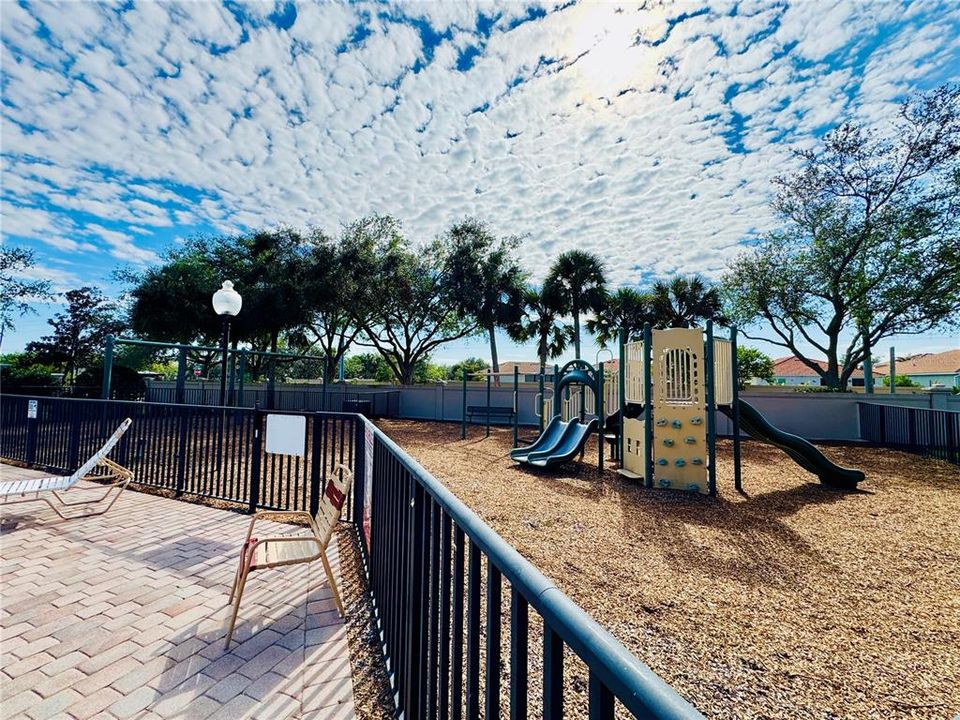 Playground near pool!