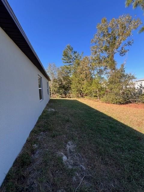 Fenced Backyard