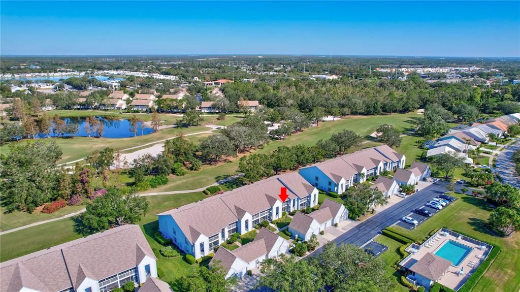 Front of Condo Aerial