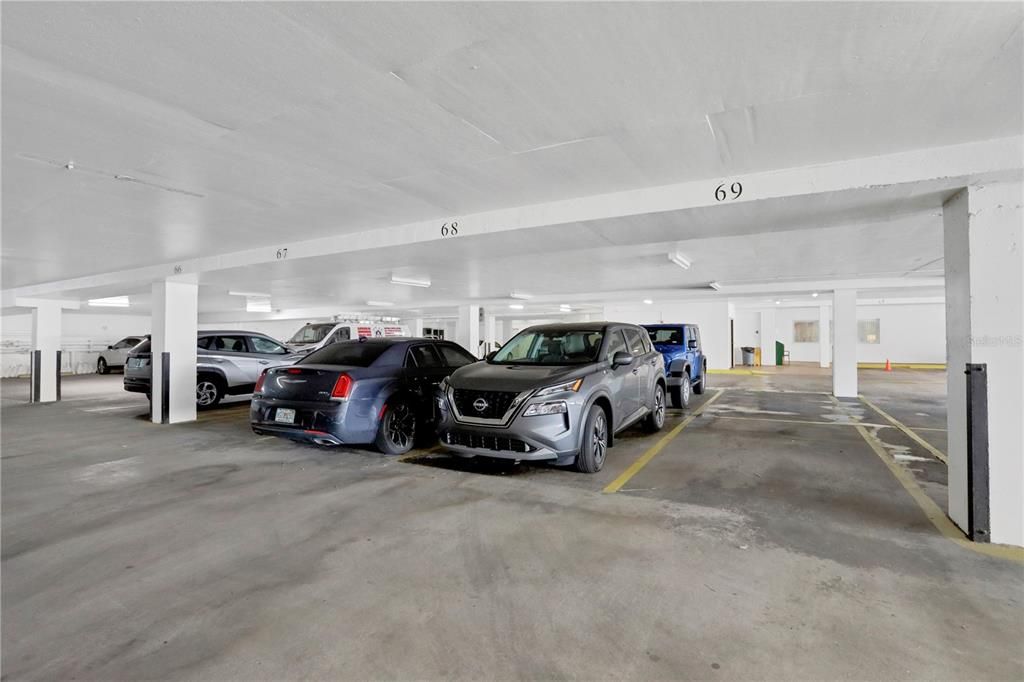 Secure underground parking