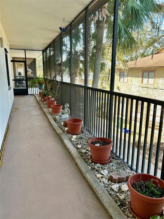 Unit 201 Screened Porch Entry