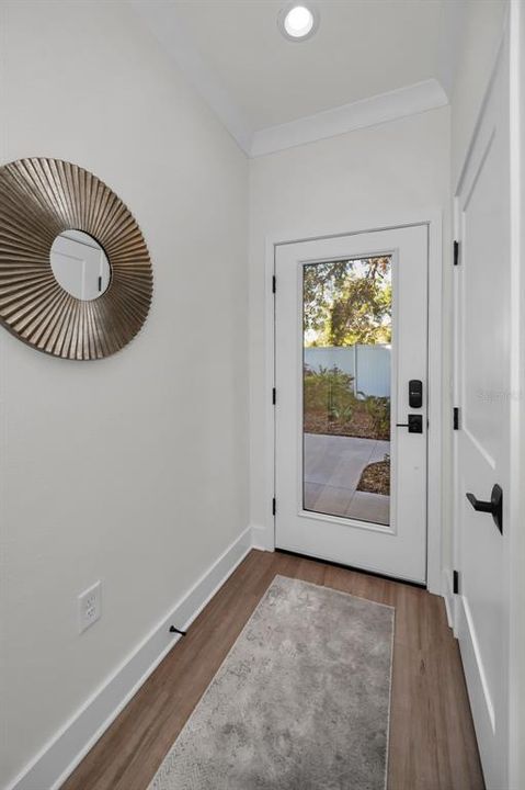 FRONT FOYER, NOTE RIGHT DOOR FOR FUTURE ELEVATOR( WIRED)