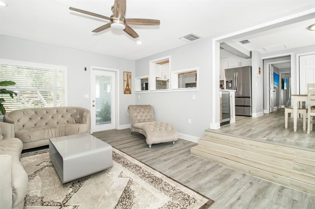 Upon entry, you will appreciate the light & bright floor plan with many high-end upgrades. BRAND NEW LUXURY VINYL PLANK floors continue throughout the home and complement the freshly painted walls and new baseboards.