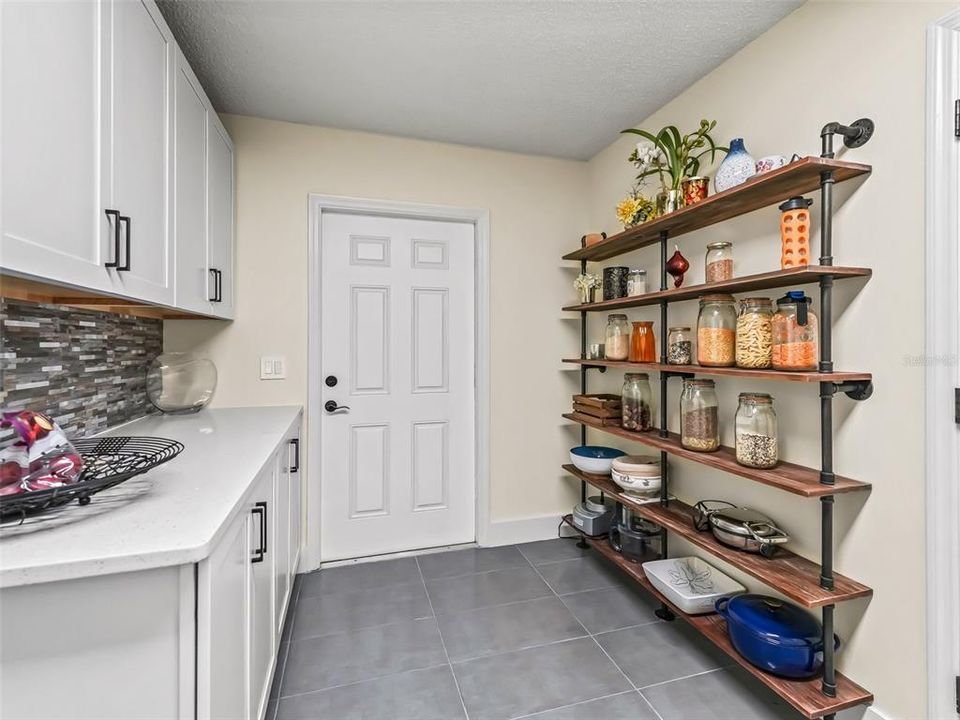 Laundry room with cabinetry