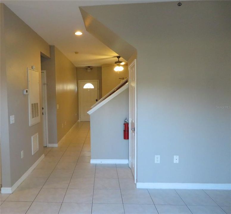 Looking from Kitchen/Dining Room to Living Room