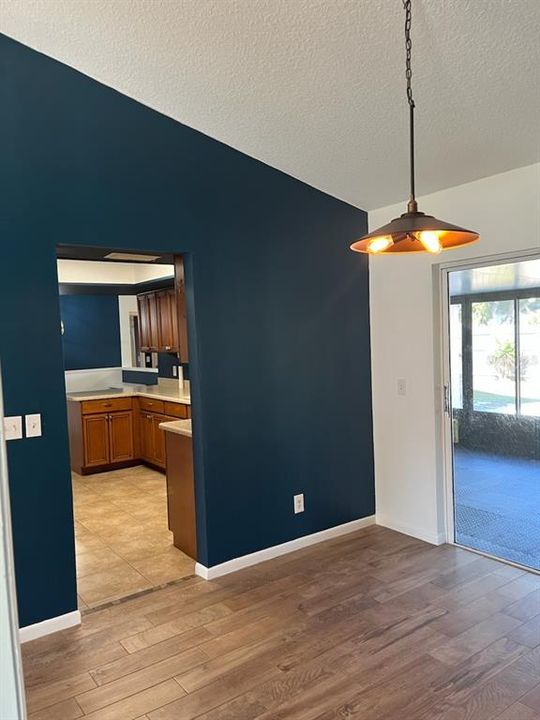 Dining Room leading into Kitchen