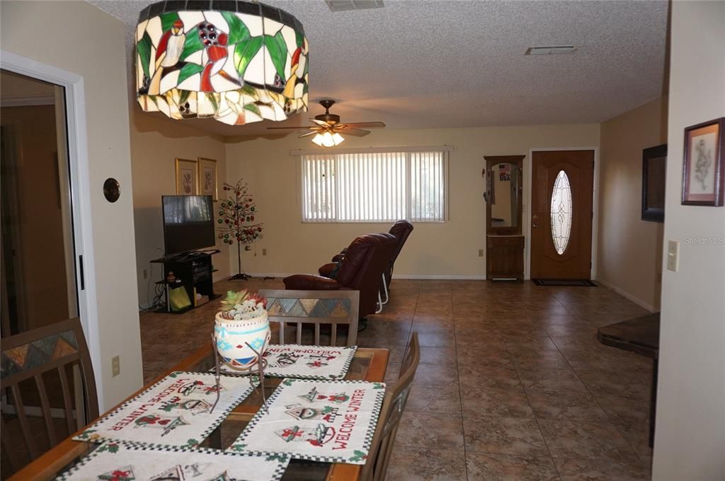 Dining room to front door