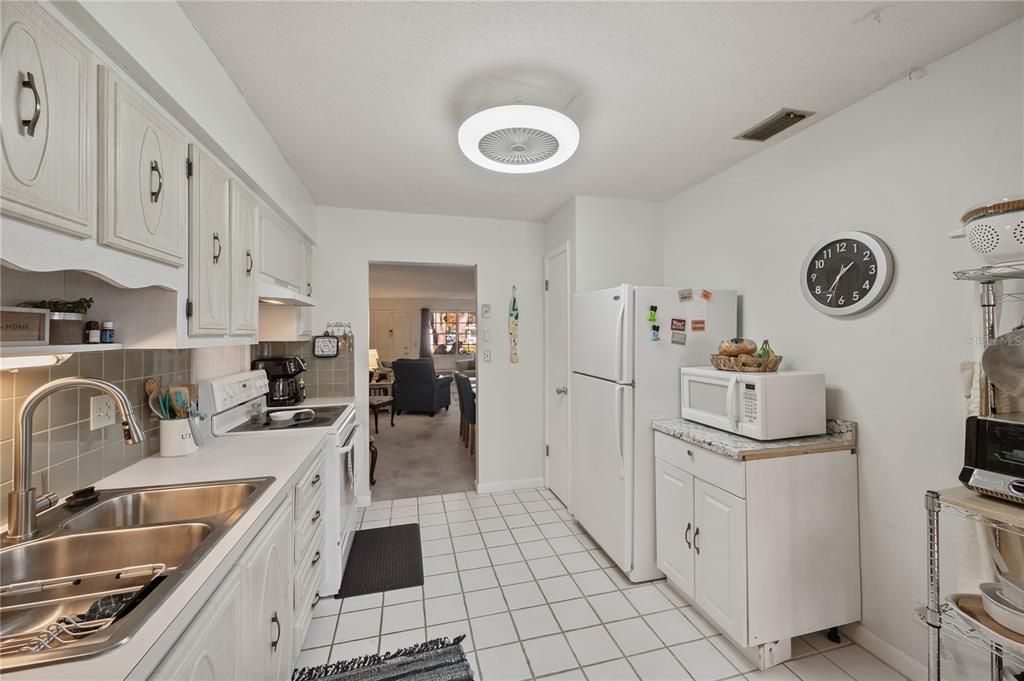 Kitchen looking to Dining Room