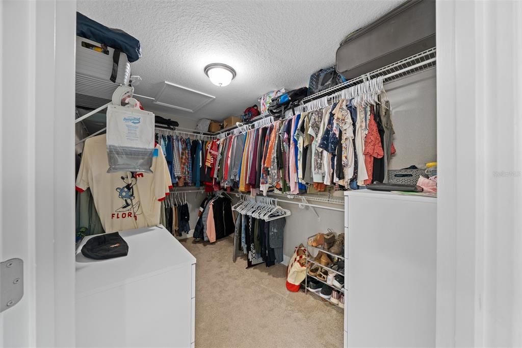 Primary Walk In Closet