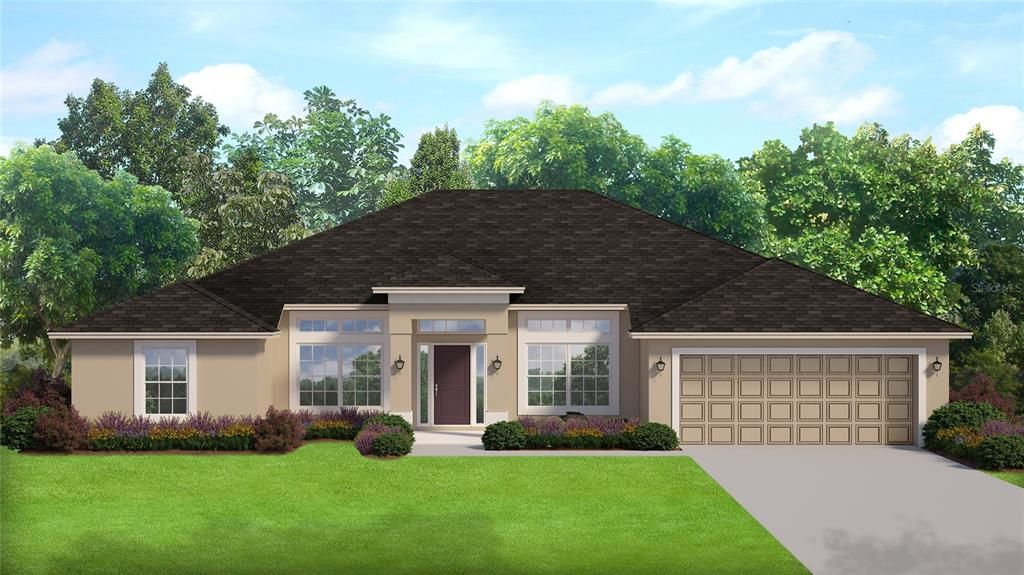 Artist Rendering-Not actual house or exterior color