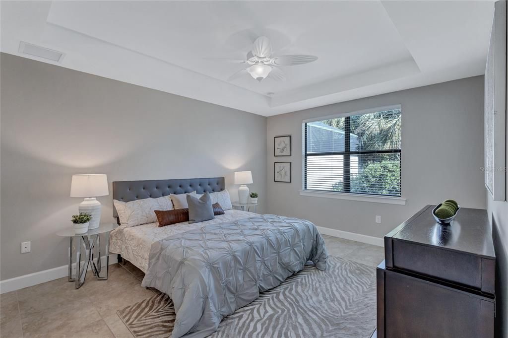 Primary Bedroom w/ Impact Glass Window