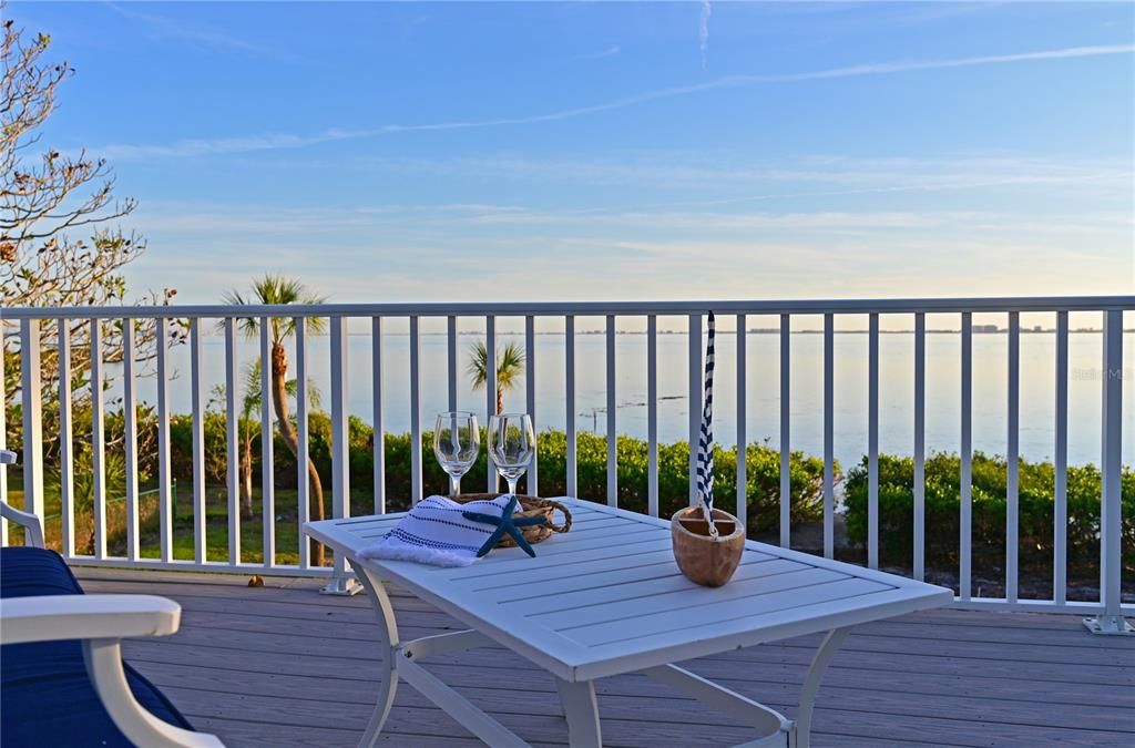 Deck off of Dining room