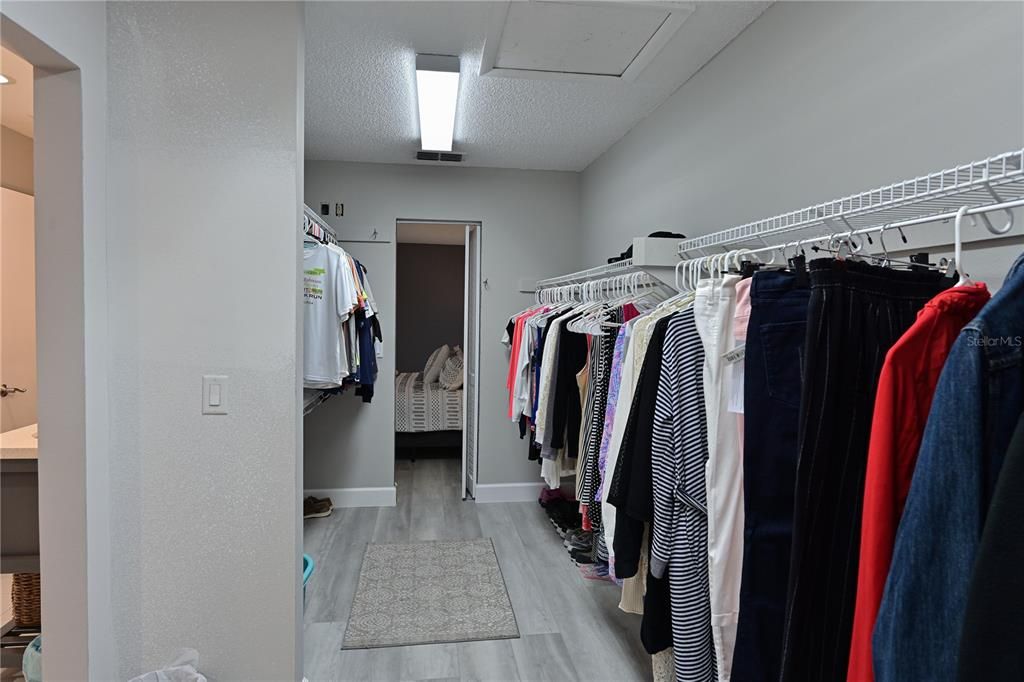 Master Bedroom walk-in closet