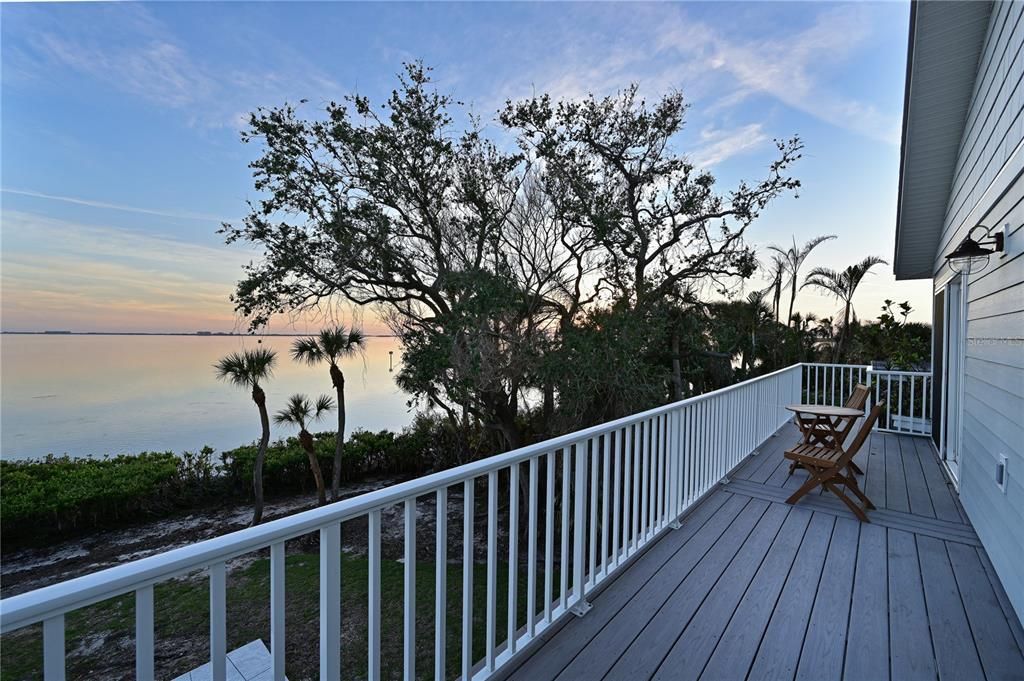 Deck off of Master Bedroom