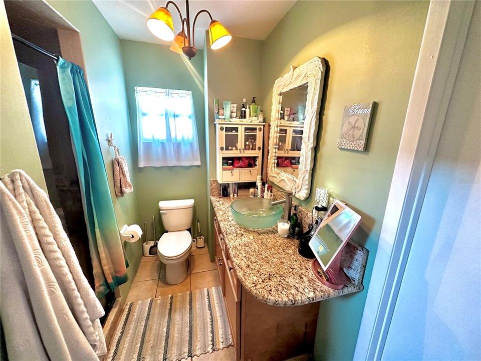 1st floor bathroom with walk in shower