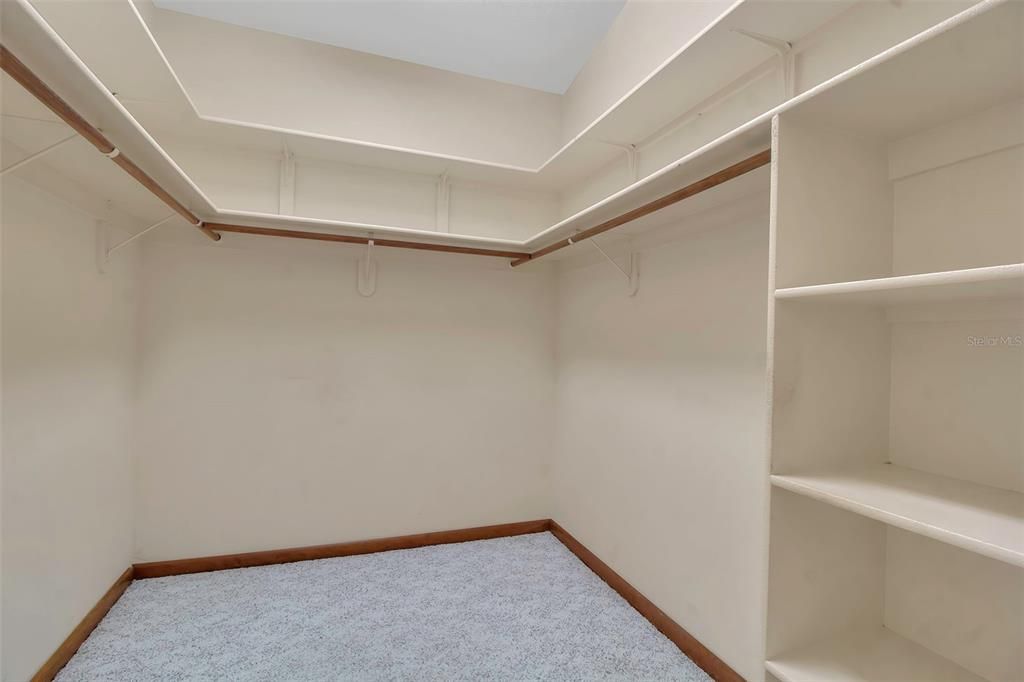 Master bedroom closet