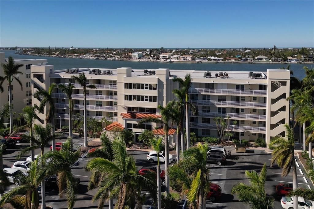 6085 Bahia del Mar Circle - overlooking the intracoastal waterway with Vina del Mar, Passagrille, and the Gulf of Mexico in the background