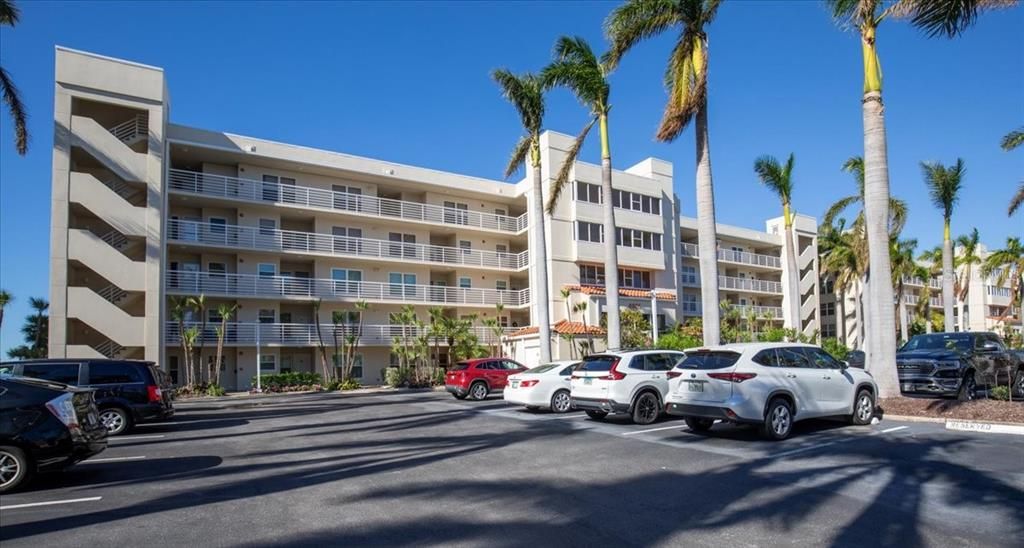 6085 Bahia del Mar Circle. Unit 366 is the second unit in from the left end on the 3rd floor