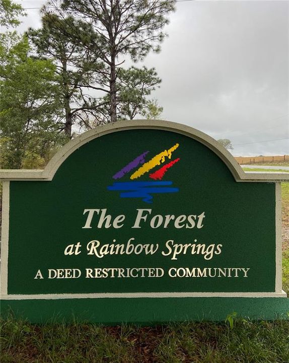 Entrance to community