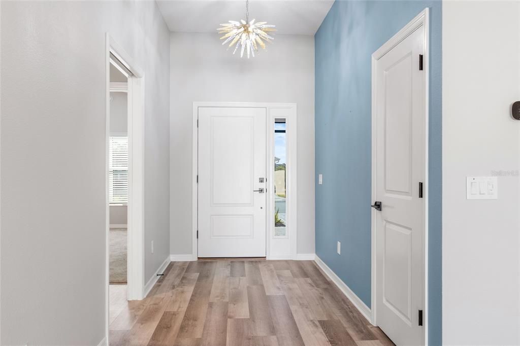 Breezeway with coat closet