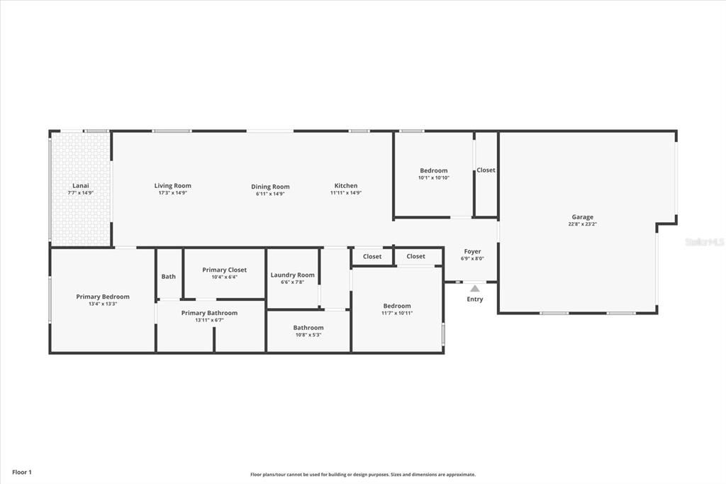 Floor Plan ( measurement is approximate)