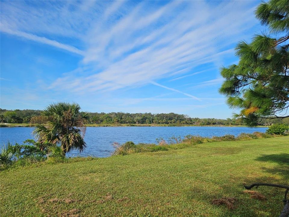 Pond view.  No water access.