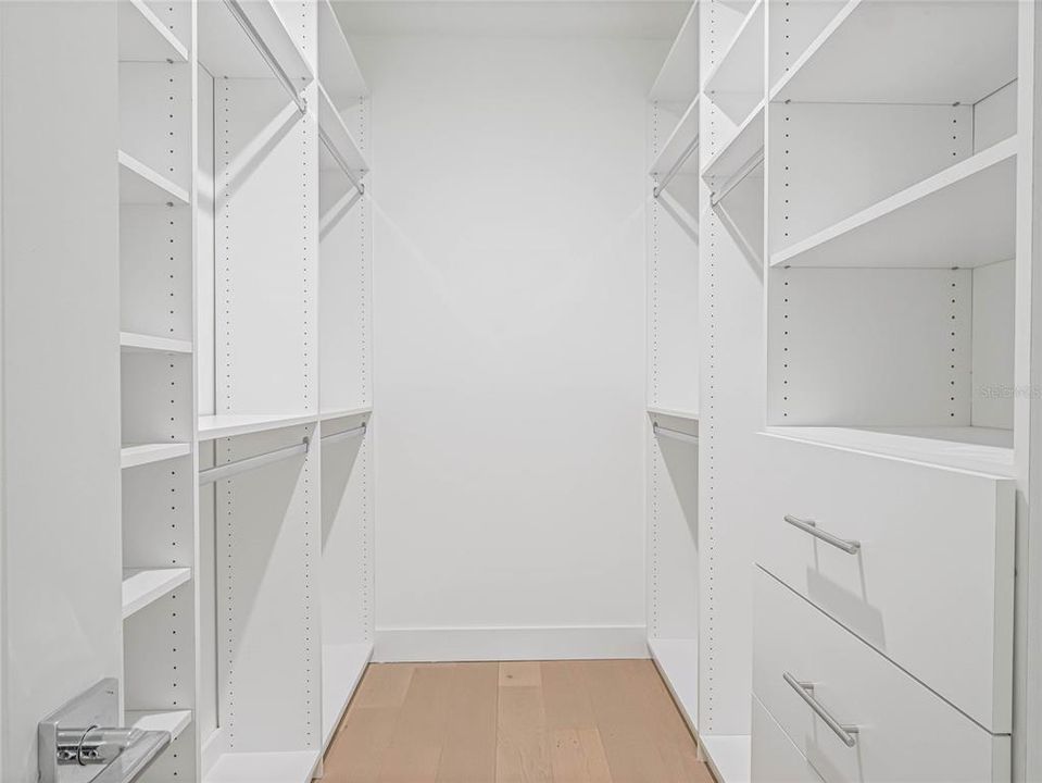 Primary Walk-In Closet