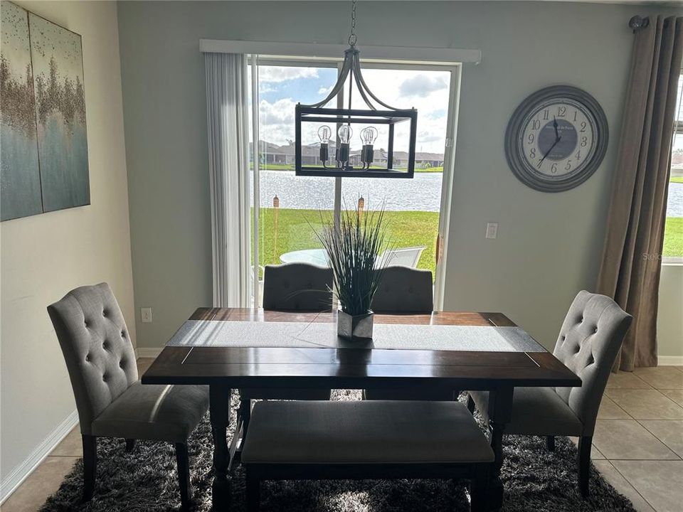 kitchen/ dining/ living room combo