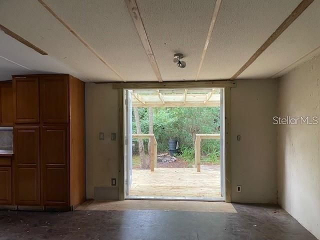 French doors open to your back deck