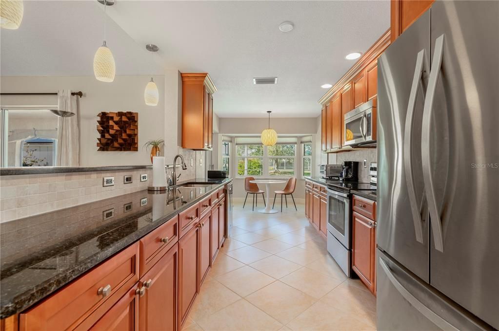 Kitchen toward breakfast nook