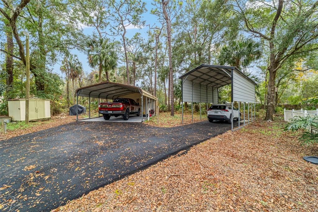 BOTH CARPORTS