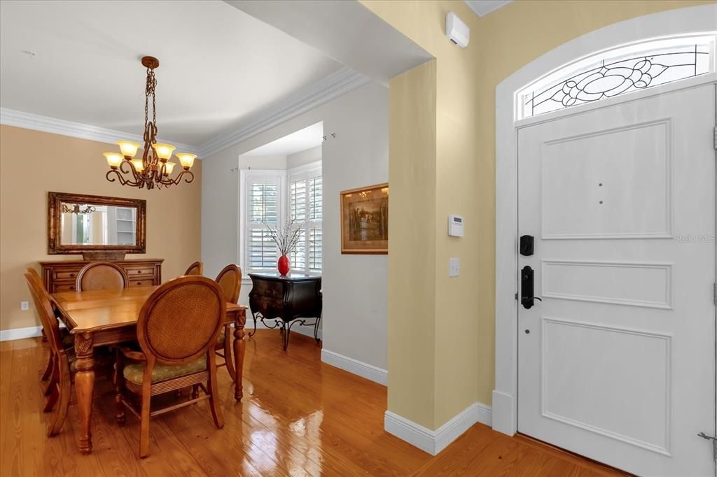 Second floor entrance & Dining room