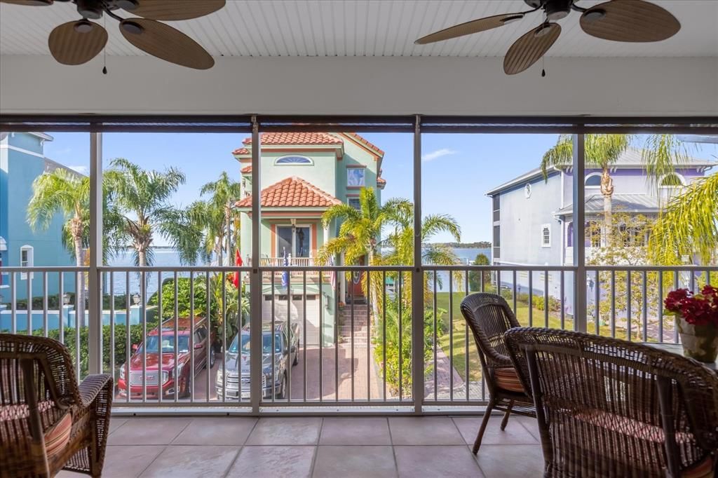 View from Large balcony off Living room