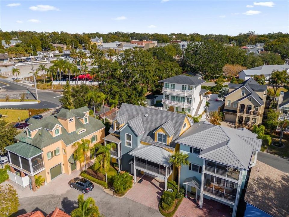 Rear view of house with Mount Dora views