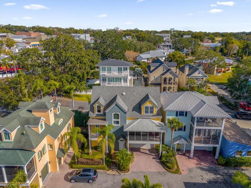 Rear view of house with Mount Dora views